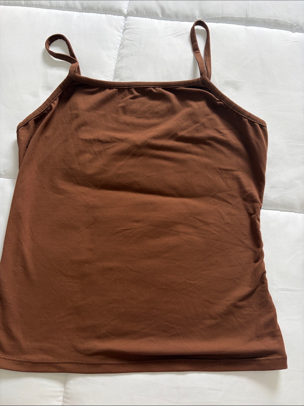 Everyday Brown Spaghetti Strap Camisole